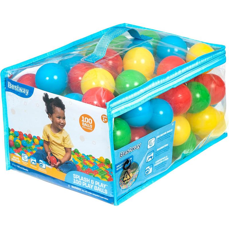 PELOTAS BESTWAY MULTICOLOR 5.85 CM